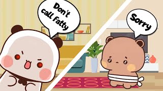 Gomu’s Huge Mistake🤣😂  Budu Dudu  Goma Peach  Cute Couple  Animation [upl. by Atsedom]