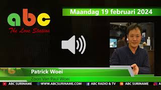 Patrick Woei mijn vader leerde mij out of the box te denken  ABC Online Nieuws [upl. by Llyrad]