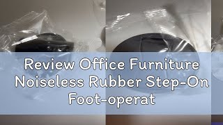 Review Office Furniture Noiseless Rubber StepOn Footoperated Stop Holder Kick Down Door Stopper B [upl. by Luas]