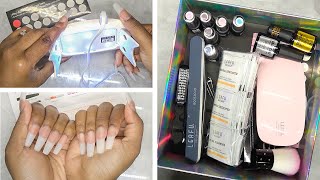 DIY Testing a Gel Polish Starter Kit from Amazon Prime [upl. by Eltsyek40]