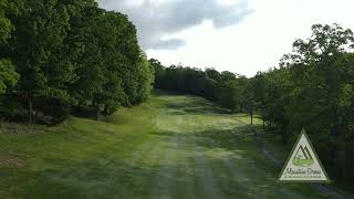 Massanutten Resort Mountain Greens Hole 3 Aerial View [upl. by Dnaltruoc]