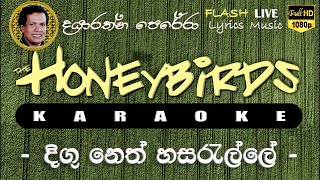 Digu Neth Hasaralle karaoke Without Voice දිගු නෙත් හසරැල්ලේ කැරෝකේ [upl. by Tneicniv807]