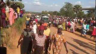 Late Hon ERIYO JESSICAs Body Arrives Home  Adjumani Town  Adjumani EriyoJessica Uganda NRM [upl. by Setarcos]