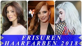 Trend frisuren und haarfarben 2018 [upl. by Koal436]