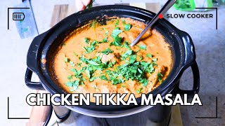 Slow Cooker Chicken Tikka Masala Recipe All in one no pre frying [upl. by Nuahsyar]