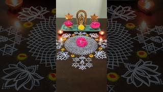 Kandha Sashti special stencil kolam for Murugan  shorts [upl. by Ranna94]