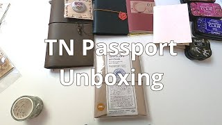 Travelers Notebook Passport Unboxing [upl. by Dedra]