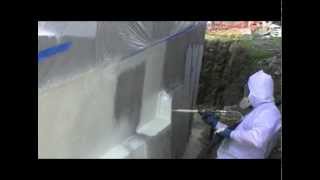 OneStep Concrete Waterproofing  Elastomeric Bridging Polyurea [upl. by Aciras]