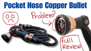 Pocket Hose Copper Bullet Review 2024  Pros amp Cons Of The Pocket Expandable Hose [upl. by Einram]