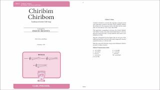 Chribim Chiribom CM9525 arr by David Necnes [upl. by Sidonius]