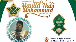 Maulid Nabi Muhammad SAW di masjid Maryam surabaya [upl. by Ikik]