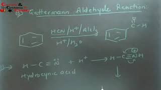 Gattermann koch formylation amp formation of Aldehyde group [upl. by Naols]