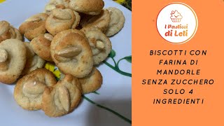 Biscotti con farina di mandorle [upl. by Aymer]