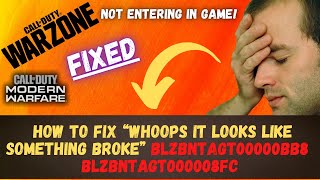 how to fix “WHOOPS IT LOOKS LIKE SOMETHING BROKE” BLZBNTAGT00000BB8  BLZBNTAGT000008FC  2021 Fix [upl. by Dace]