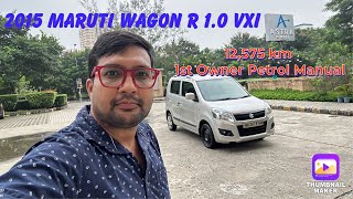 2015 Maruti Wagon R 10 VXI 12575 km 1st Owner Petrol Manual caradvisorrafi wagonrvxi wagonr [upl. by Kinemod]