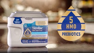 Similac® 360 Total Care® has our exclusive blend of 5 HMO prebiotics [upl. by Orsay]