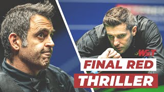 Final Red THRILLER  Ronnie OSullivan vs Mark Selby  2020 World Snooker Championship [upl. by Margarete262]