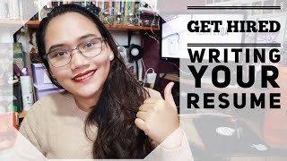 How to Write Your Resume  Get Hired [upl. by Kennan]