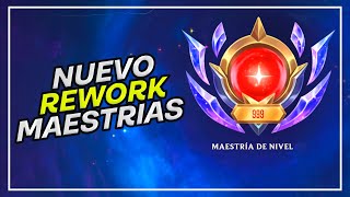 Guia FÁCIL del NUEVO SISTEMA de MAESTRIAS  League of Legends [upl. by Thaddaus]