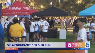 Los Angeles students gather to participate in SRLA Endurance Run [upl. by Klatt]