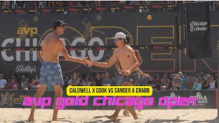 AVP Gold Series 2023  Chicago Open  Cook x Caldwell vs Crabb x Sander [upl. by Suolekcin]