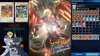 Deck y Curiosidades de Dragon Rojo Archidemonio  Yugioh Duel Links  Alibabav8 Games [upl. by Grath]