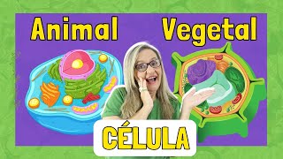 Célula ANIMAL y VEGETAL  Diferencias  Partes de la CÉLULA [upl. by Anama]