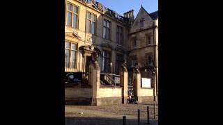 Sheldonian theatre Christopher Wren Bodleian library tour Oxford university tours [upl. by Grannie]