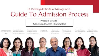 Admission Process  Program Details  K J Somaiya Institute of Management MBA KJSIM [upl. by Rettuc]