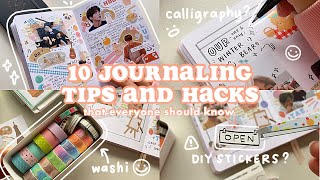 10 journaling tips and hacks you need to know 🖍🖇 [upl. by Earised605]