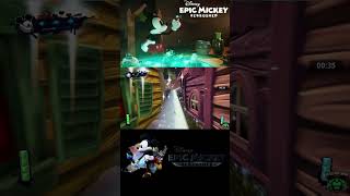 OsTown race in Epic Mickey Rebrushed youtubeshorts [upl. by Ahsemac845]