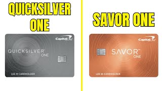 Capital One Quicksilver One Unlimited Cash Back VS Savor One Rewards Which Credit Card Is Worth It [upl. by Snoddy]