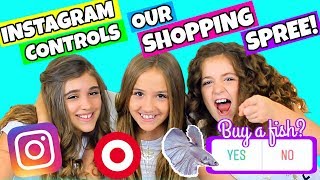 Instagram Followers Control Our Shopping Spree [upl. by Lehcar]