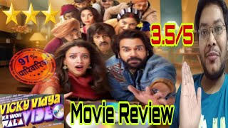 VICKY VIDYA KA WOH WALA VIDEO REVIEW  VICKY VIDYA KA WOH WALA VIDEO MOVIE REVIEW  VVKWWV REACTION [upl. by Thordia]