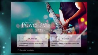 PowerDVD  Using TV Mode [upl. by Radburn]