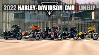 2022 HarleyDavidson CVO Lineup  First Look [upl. by Llenral552]