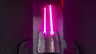 Pink RGB VS Neopixel Lightsaber [upl. by Yerbua]