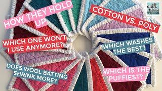 Quilters Dream Batting Wash amp Wear Test [upl. by Tonl]