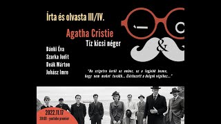 Agatha Christie  Tíz kicsi néger Írta és olvasta S03E04 [upl. by Anicart]