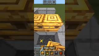 best bee farm in Minecraft 121 bedrockjava minecraft shorts [upl. by Supen]