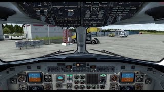 Saab 340 from ESSB Visby to ESSA Arlanda ORBX [upl. by Anaoj]