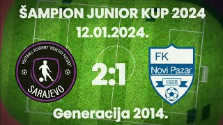 FA Healthy Future BIH  FK Novi Pazar SRB 21 Šampion Junior Kup 2024  Generacija 2014 [upl. by Miche610]