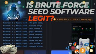 Is The BruteForce Seed Legit  Software To Find Lost Crypto Wallets amp Find Lost Crypto Wallets App [upl. by Dietsche]