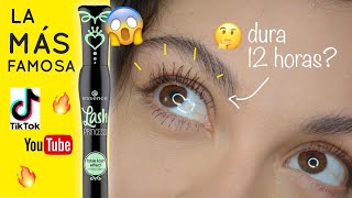 😱PROBANDO 12 HORAS LA MÁSCARA DE PESTAÑAS MÁS FAMOSA DE INTERNET Essence Lash Princess KAREN GUP [upl. by Yensehc788]