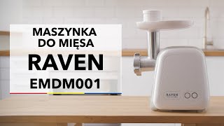 Maszynka do mięsa Raven EMDM001  dane techniczne  RTV EURO AGD [upl. by Anayt936]