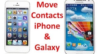 How to Transfer Contacts Between iPhone amp Samsung Galaxy [upl. by Maureen]