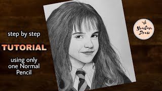 How to draw Hermione Granger step by step  Drawing Tutorial  YouCanDraw [upl. by Alsworth]