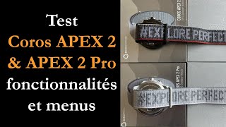 Test Coros APEX 2 amp APEX 2 Pro  montée en gamme sur loutdoor [upl. by Steffi]