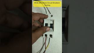 MCB testing  Live MCB short circuit and load test  mcb testing [upl. by Ansaev158]