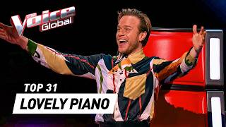 Beautiful PIANO Blind Auditions on The Voice [upl. by Allana]